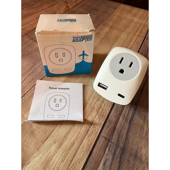 America to Italy Travel Adapter Plug (No for UK) L-Plug USB Wall Charger - Picture 2 of 9